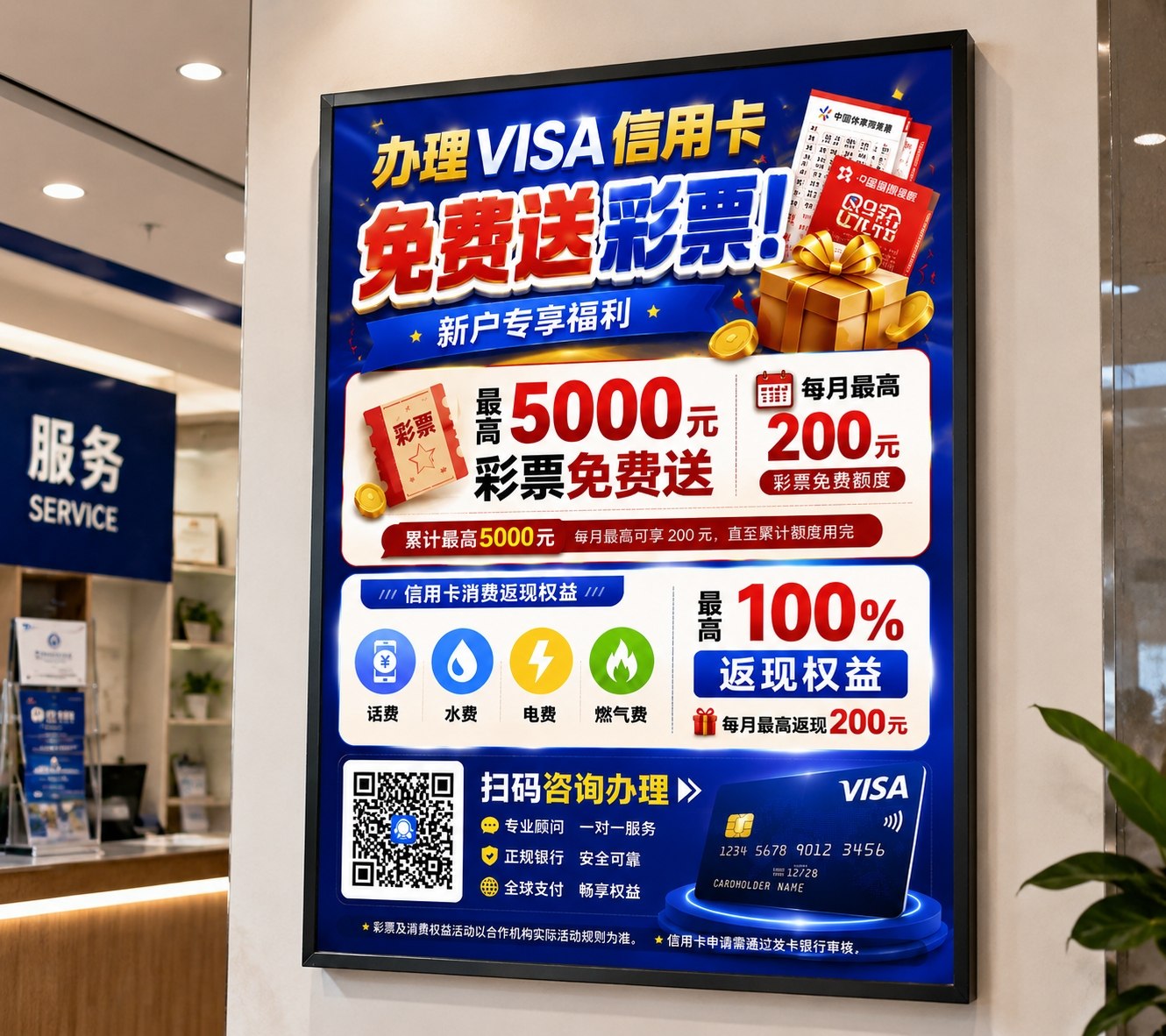 墙面海报实拍