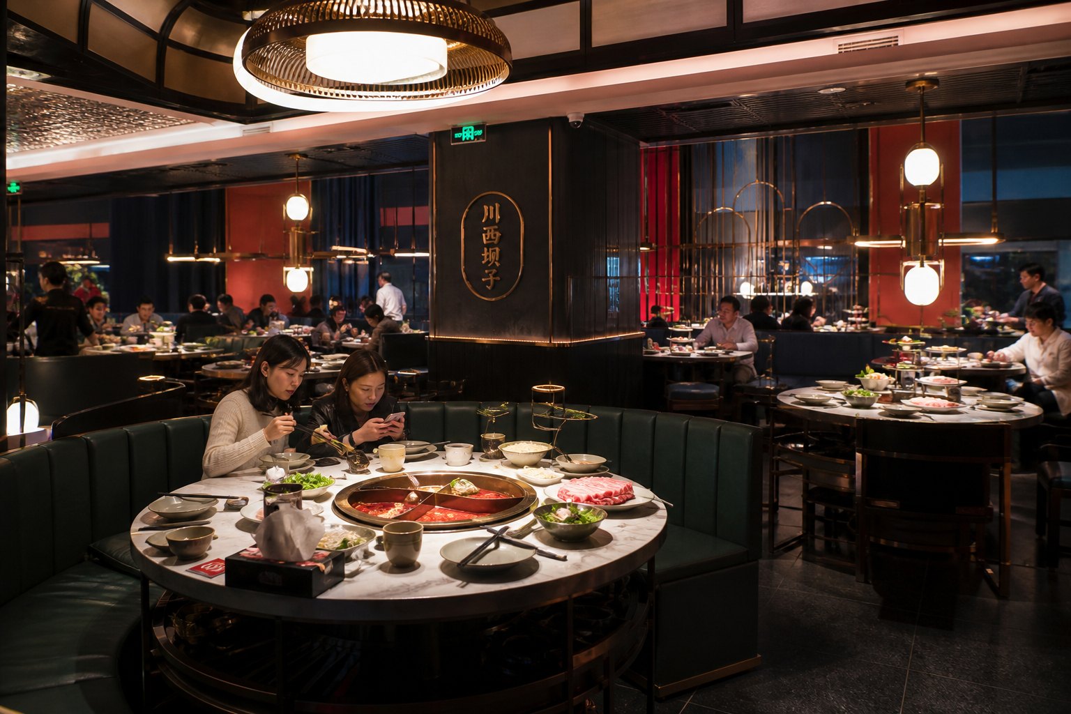 中高端火锅店