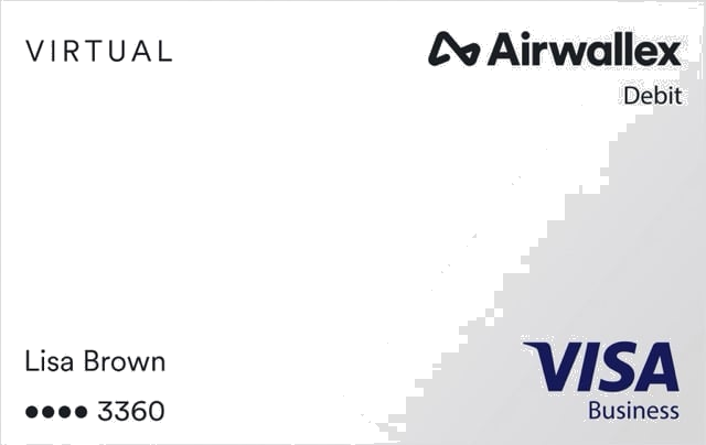 Airwallex Corporate Debit Card（新加坡）